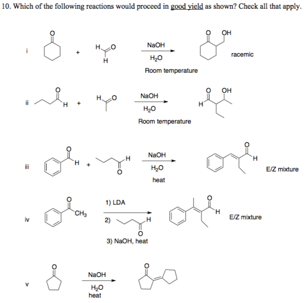 cyclopentanone   naoh