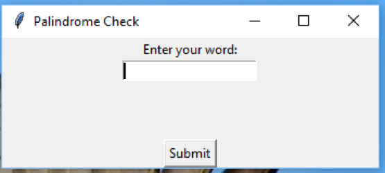 solved python please check simple code the gui has three