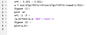 wavelet matlab code wavelet matlab code