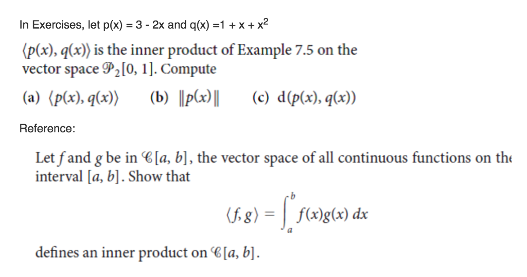 Solved In Exercises Let P X 3 2x And Q X 1 X X2 Chegg Com