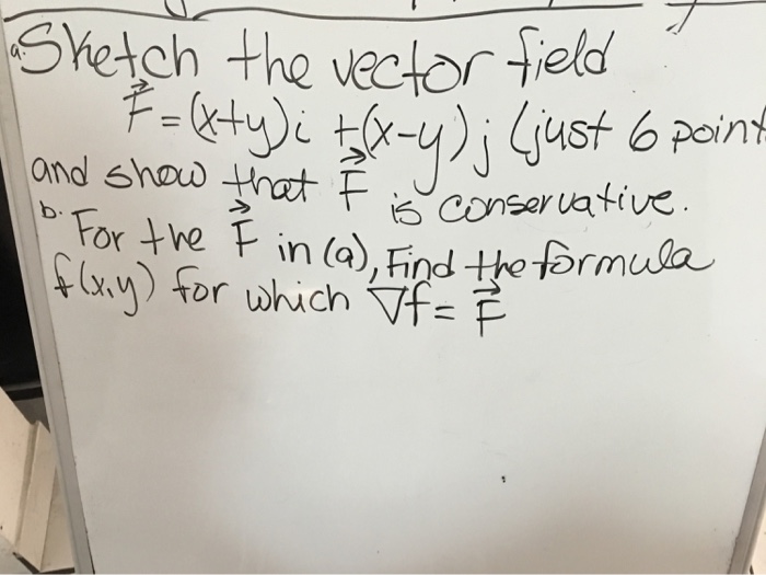 Solved Sketch The Vector Field F Xyi X Yj Just