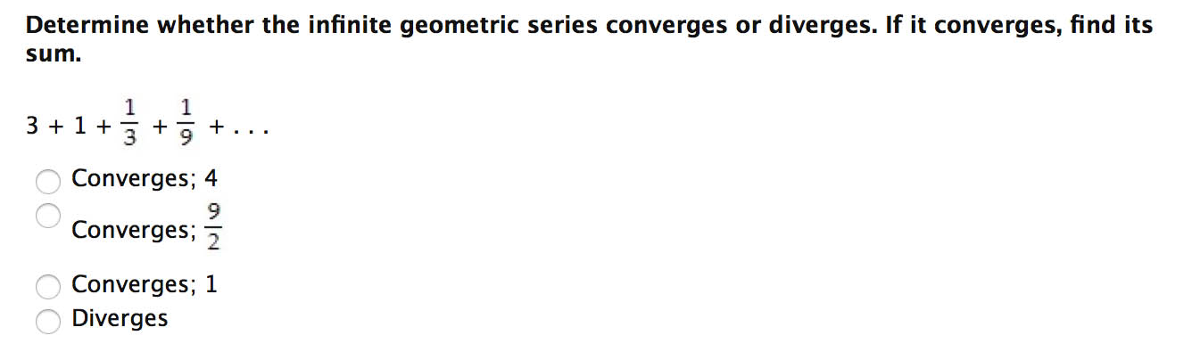 geometric-series-determining-convergence-and-divergence-youtube