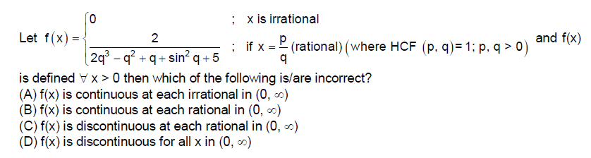 Solved 0 X Is Irrational Let F X 2 And F X If X Chegg Com