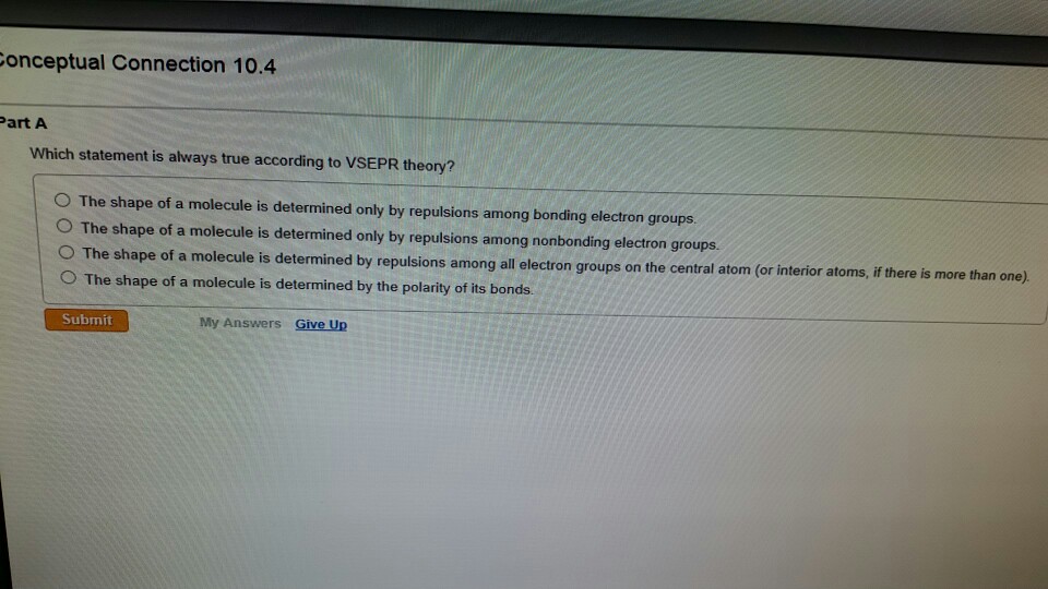 Solved Parta Which Statement Is Always True According To | Chegg.com