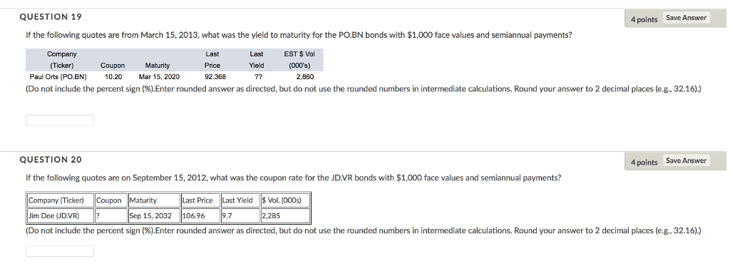 Solved Question 19 4 Points Save Answer If The Following