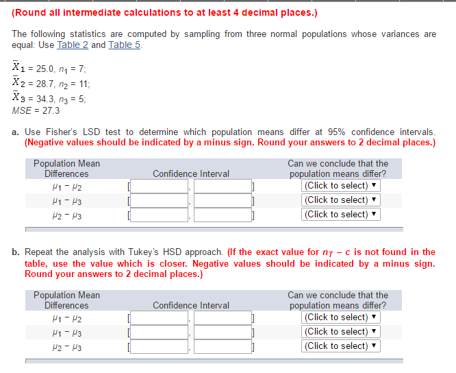 Solved Table 5 Studentized Range Values Q For Tukey S Hsd Chegg Com