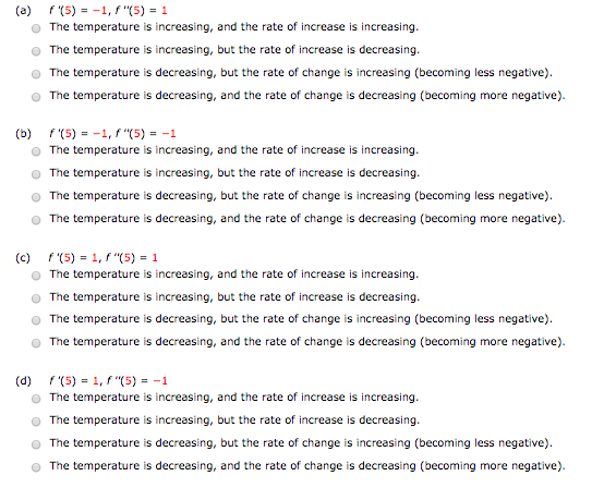 Solved Let F T Be The Temperature At Time T Where You Li Chegg Com