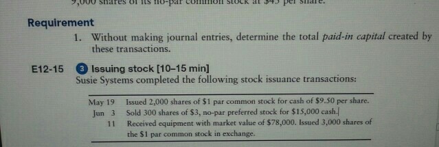 Solved: Without Making Journal Entries, Determine The Tota... | Chegg.com