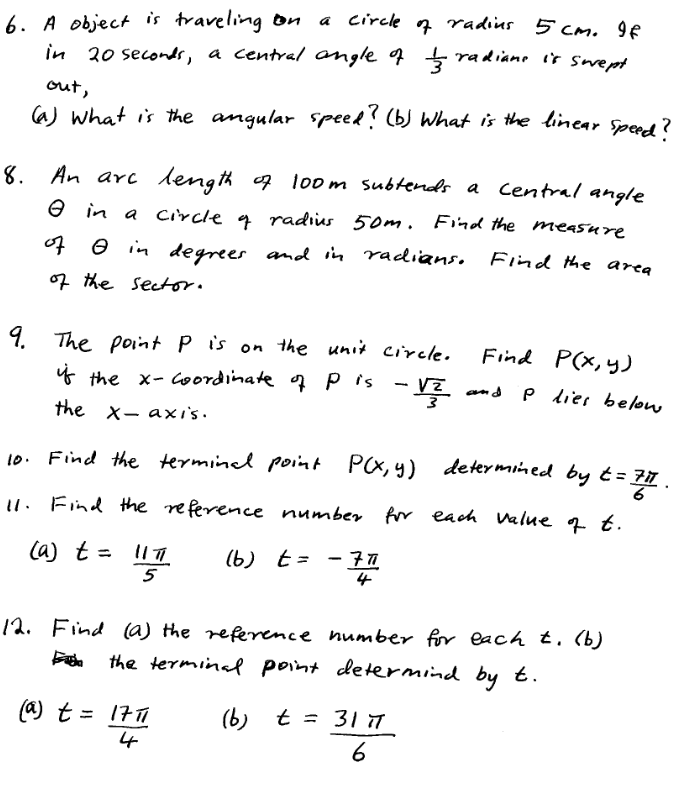 Solved Can Someone Help Me Out With My Math Review All Chegg Com