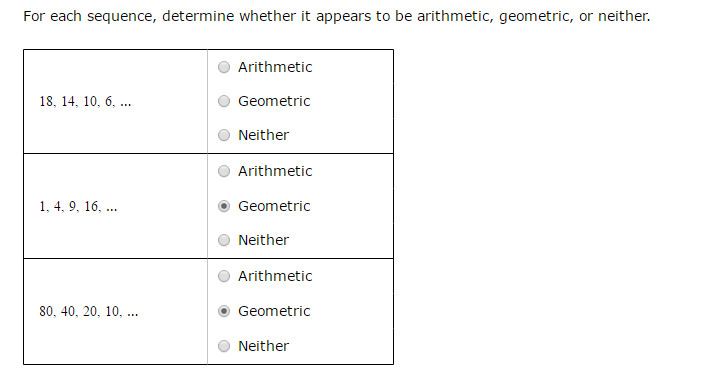 For Each Sequence Determine Whether It Appears To Be Chegg 