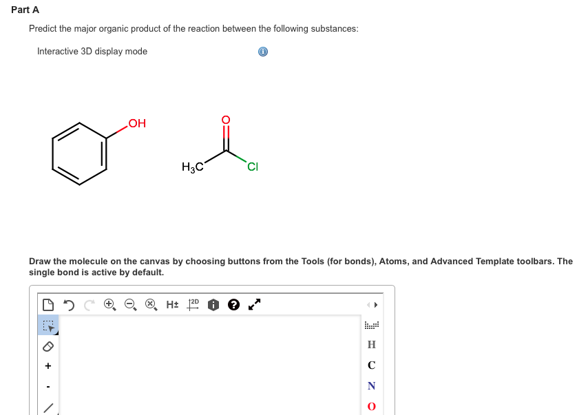 Solved Predict The Major Organic Product Of The Reaction