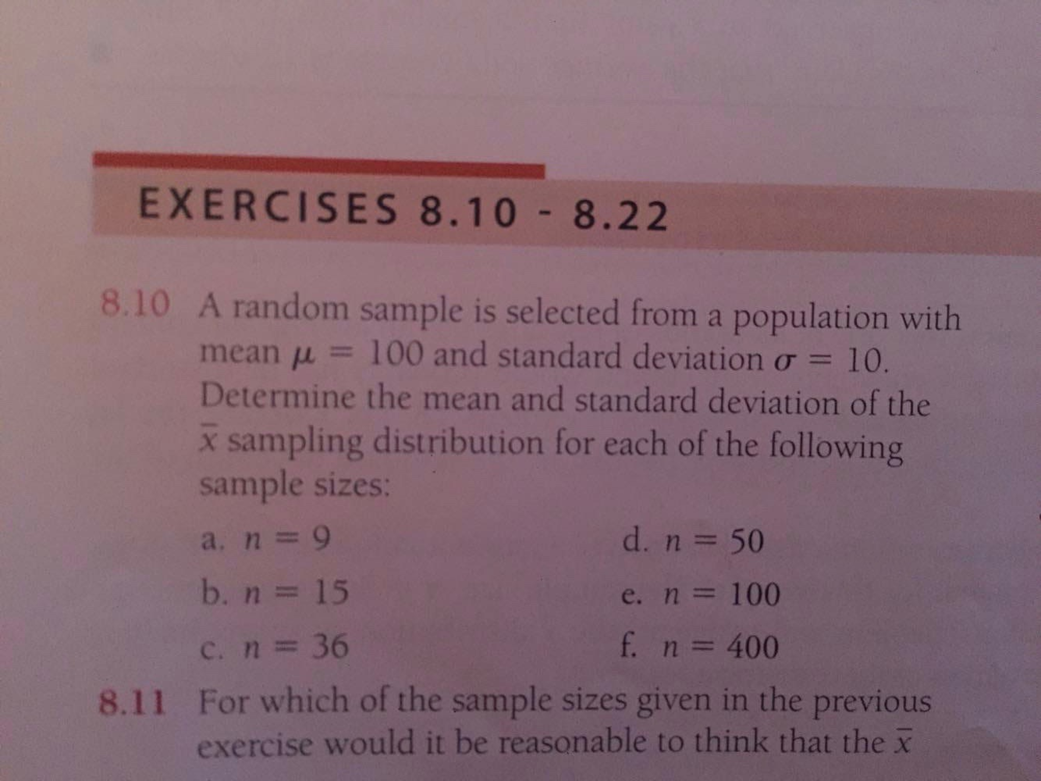 Solved A Random Sample Is Selected From A Population With Chegg Com