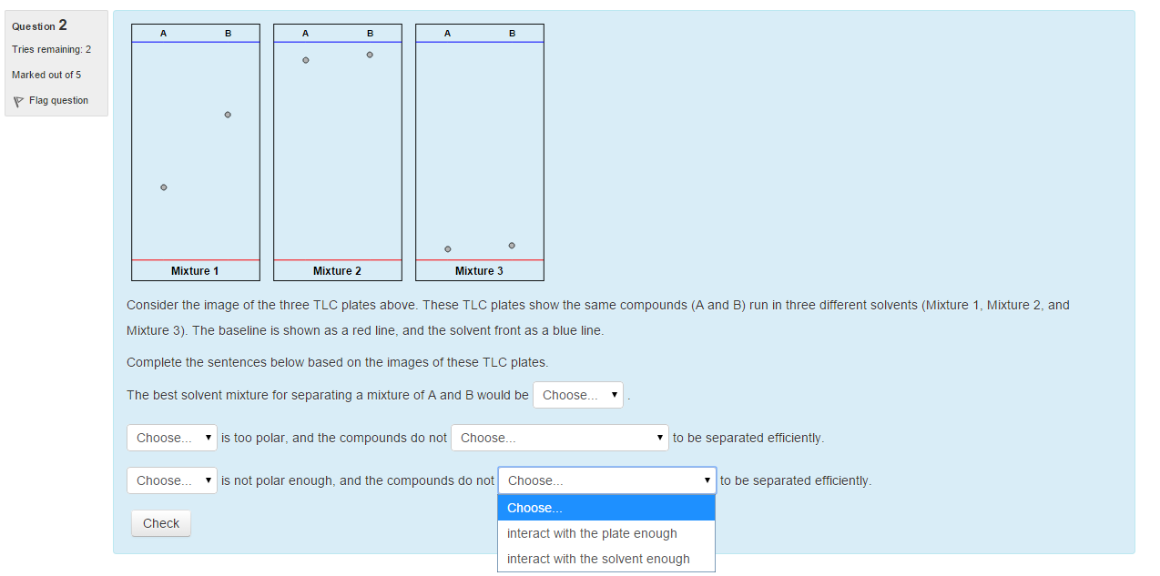 Solved 1 Assign The Relative Rf Values You Would Expect Chegg Com