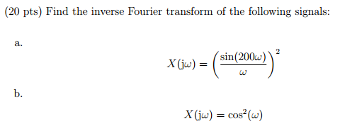 inverse fourier transform calculator