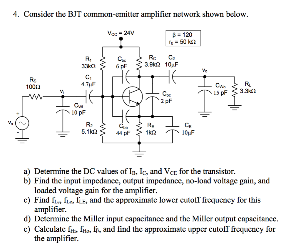 bjt common emitter amplifier How to calculate the output impedance of the bjt in a common collector amplifier how to calculate input and output impedance of bjt common-emitter amplifier. bjt common emitter amplifier How to calculate the output impedance of the bjt in a common collector amplifier how to calculate input and output impedance of bjt common-emitter amplifier.