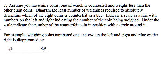 One out of three identical coins is fake. We know that the fake coin is a  different weight from the real coins. Using a scale, what is the minimum  number of weighing