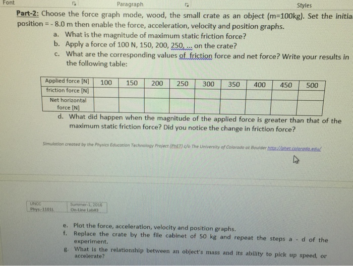 Solved Simulation Can Be Found Here Phet Colorado Edu En Chegg Com