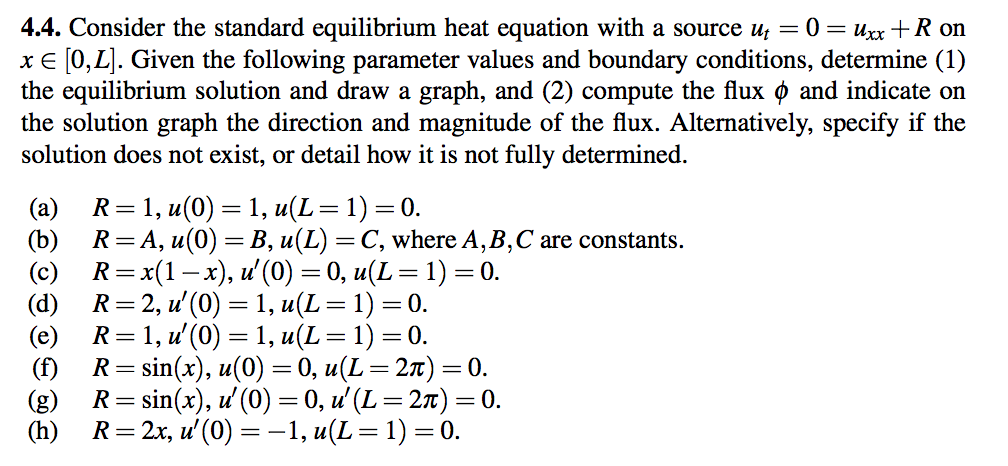 Solved Consider The Standard Equilibrium Heat Equation Wi Chegg Com