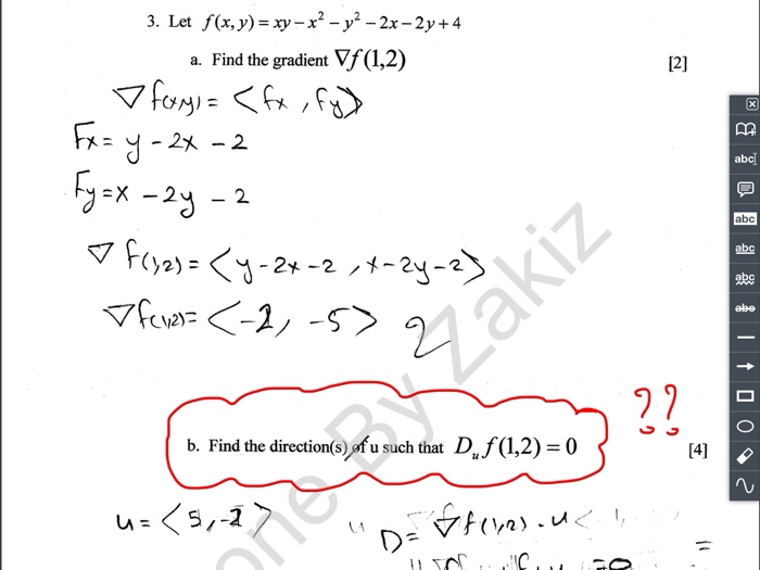 Let F X Y Xy X 2 Y 2 2x 2y 4 Find The Chegg Com