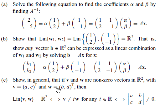 Solved Solve The Following Equation To Find The Coefficie Chegg Com