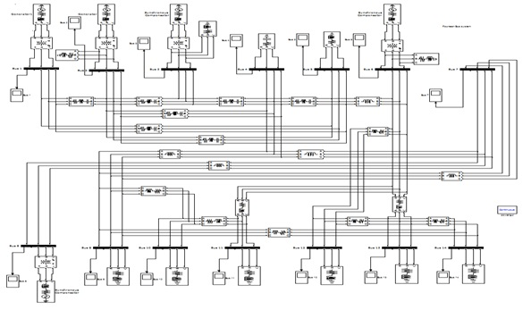 The Equivalent Circuit Of Ieee 14 Bus Test Feeder Chegg Com