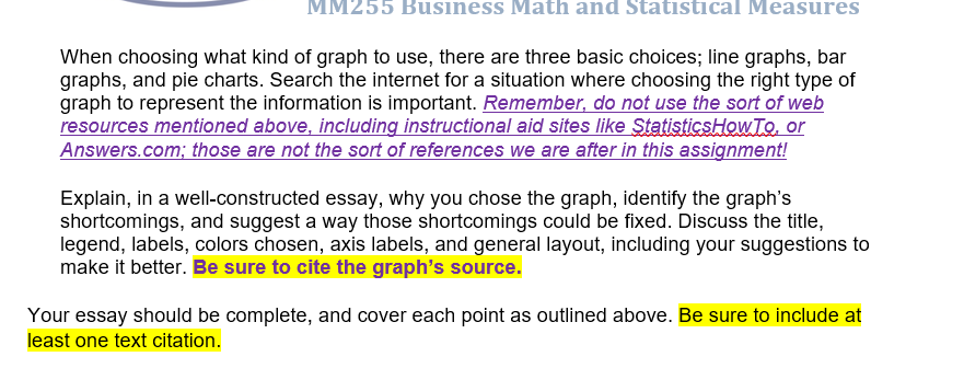 Good High School Essays Mm Business Math And Statistical Measures When Choosing What Kind Of Graph To Use There Sample Essay With Thesis Statement also Persuasive Essay Examples High School Solved When Choosing What Kind Of Graph To Use There Are English Language Essay