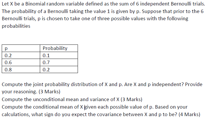 Variable not defined. Binomial Random variable.