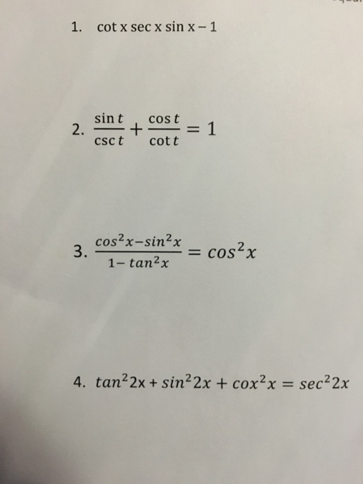 Solved Verify The Following Simplify The Left So That It Chegg Com