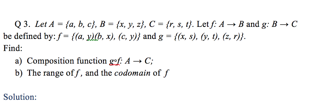 Solved Q3 Let A A B C B X Y Z C R S T Chegg Com