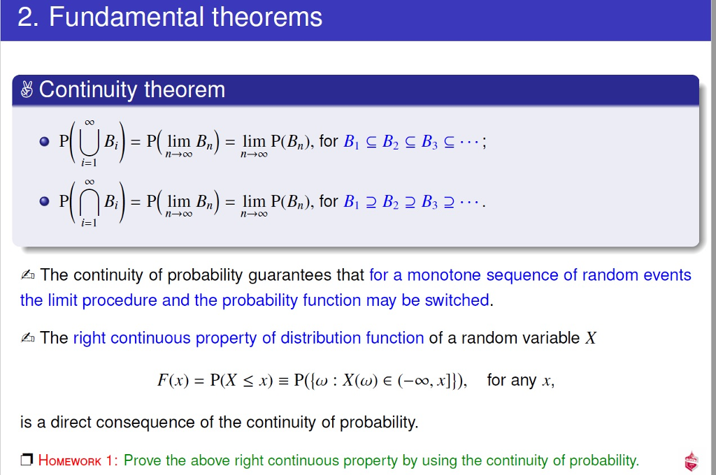 Solved 1 Probability Space Andrey Kolmogorov For A Sampl Chegg Com