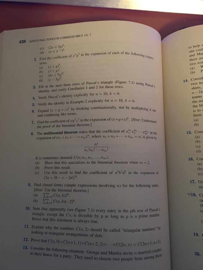 Solved Find The Coefficient Of X 4 Y 5 In The Expansion Of Chegg Com