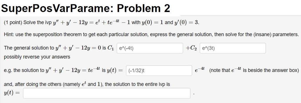 Solved 2 This Is Differential Equations Please, Use The