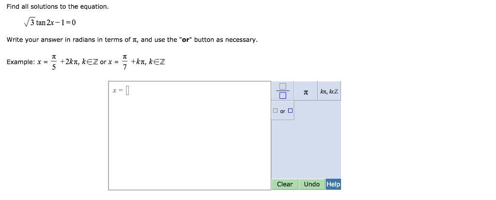 Solved Find All Solutions To The Equation Squareroot 3 T Chegg Com