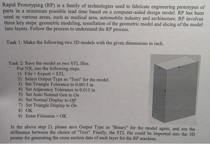 Rp Rapid prototyping