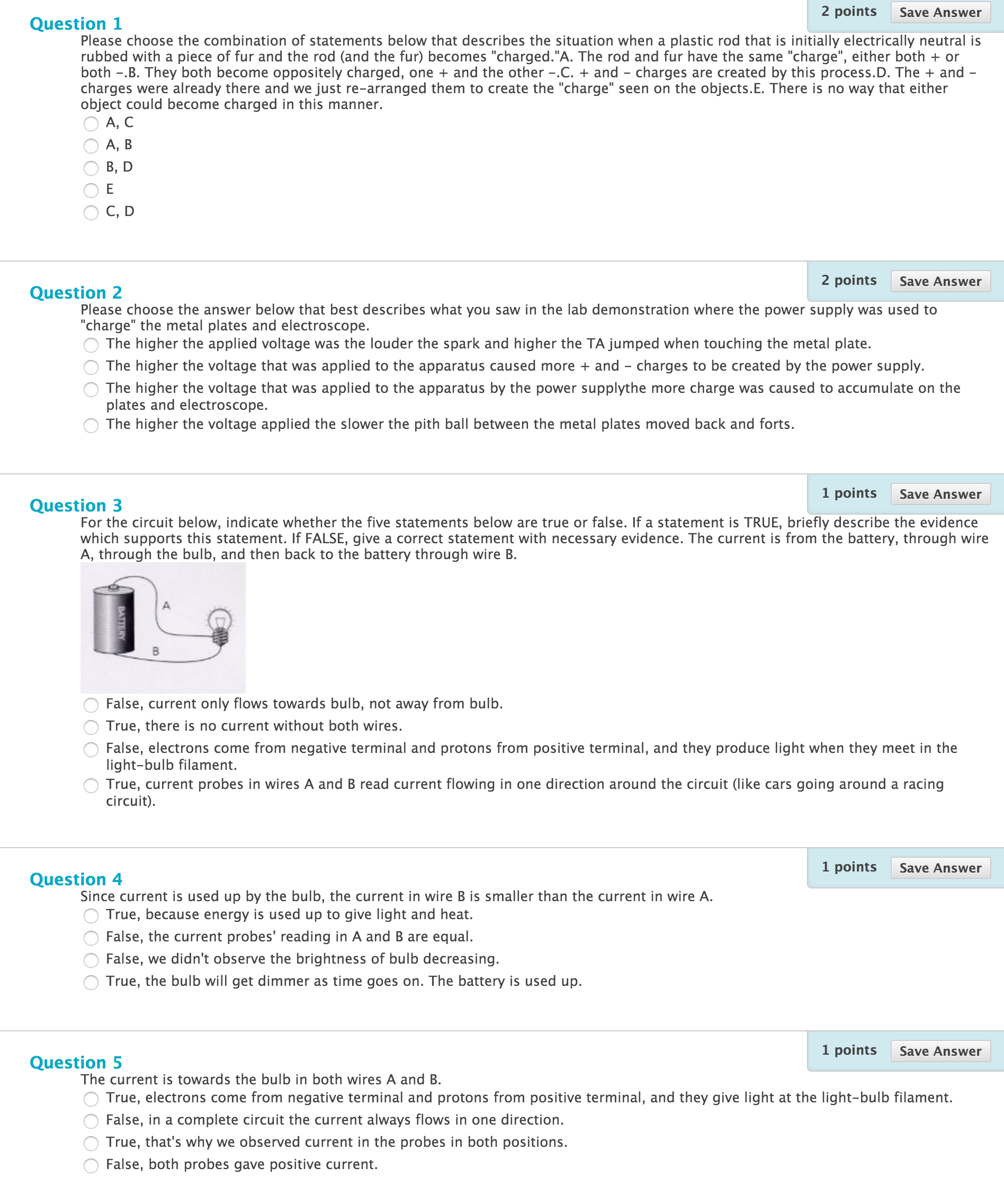 solved please choose the combination of statements belowplease choose the combination of statements below