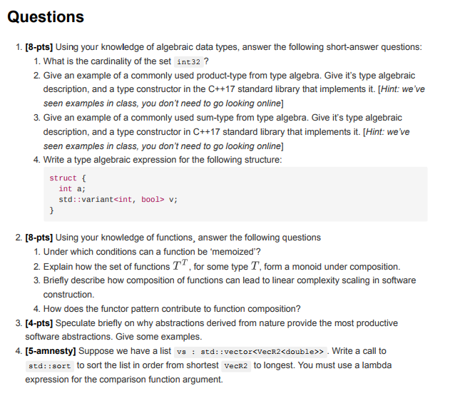 List of attributes used to form the feature vector to characterize