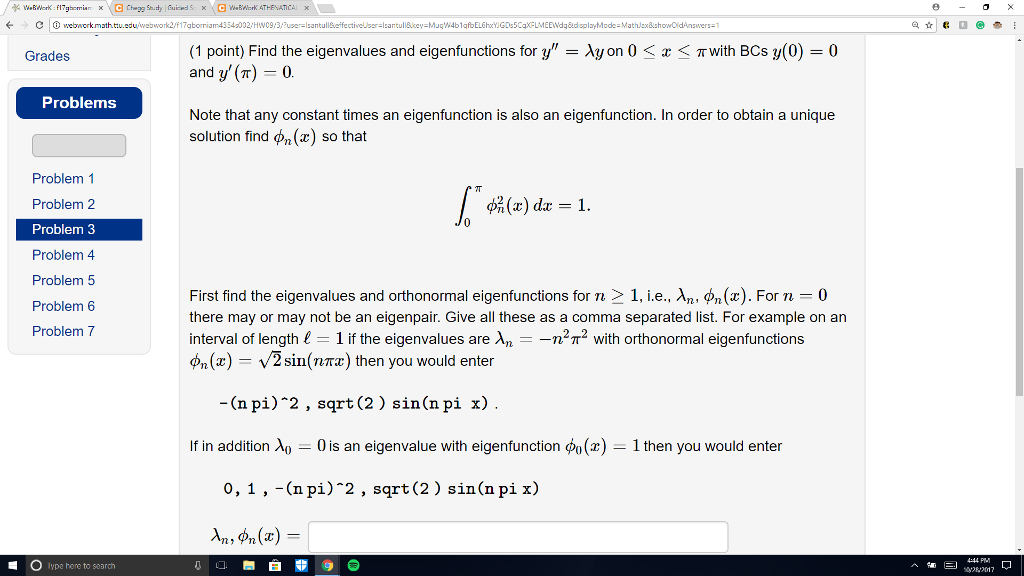 Solved 似w Swerk F17ヂemiar X G Chegg Study Guiewd S K Chegg Com