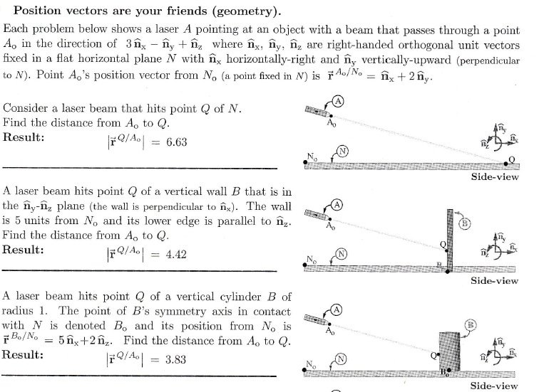 laser beam distance