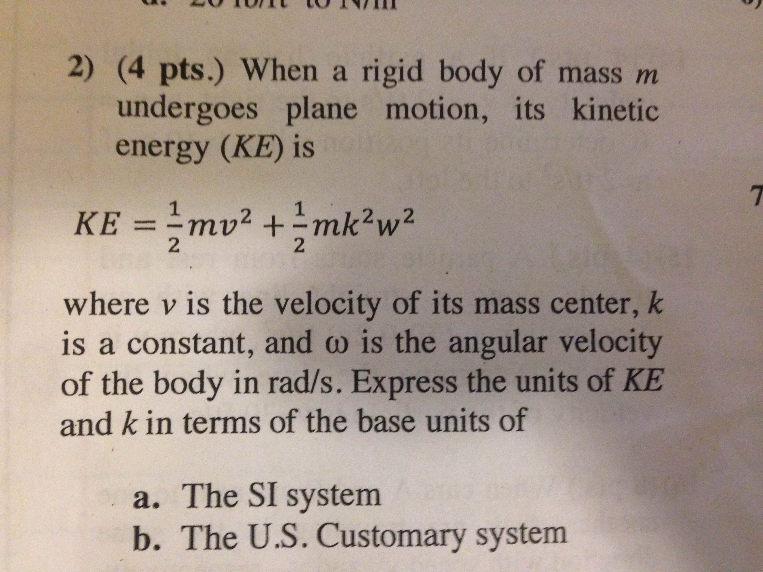 Ke 1 2mv 2 Solve For V Slide Share