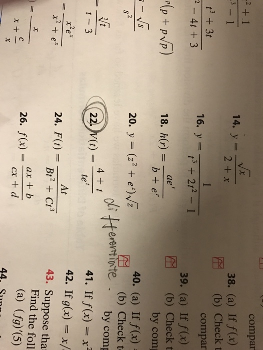 Solved Y Squareroot X 2 X Y 1 T 3 2t 2 1 H R Chegg Com