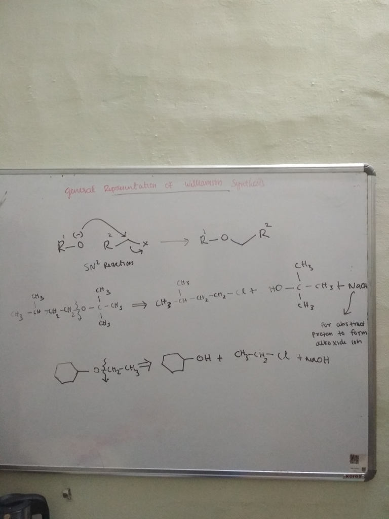 Question & Answer: Draw structural formulas for the alkoxide ion and the alkyl(aryl)bromide that may be..... 1