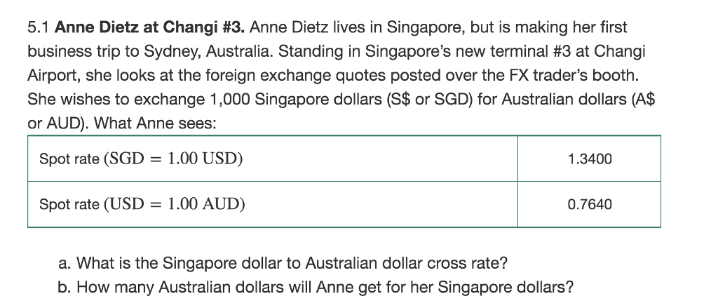 Higgins makeup at forstå Solved 5.1 Anne Dietz at Changi #3. Anne Dietz lives in | Chegg.com