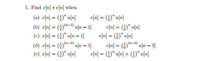 Solved Find X N V N When A X N 1 4 N U N V N Chegg Com