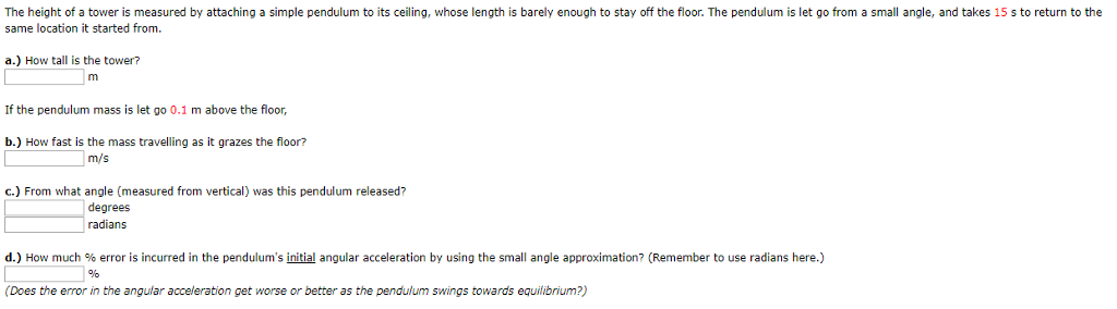 Solved The Height Of A Tower Is Measured By Attaching A S