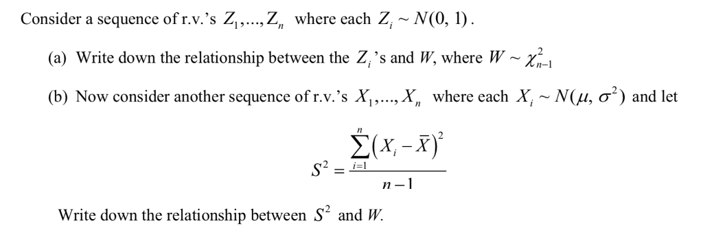 Solved Consider A Sequence Of R V S Z Z Where Each Z Chegg Com