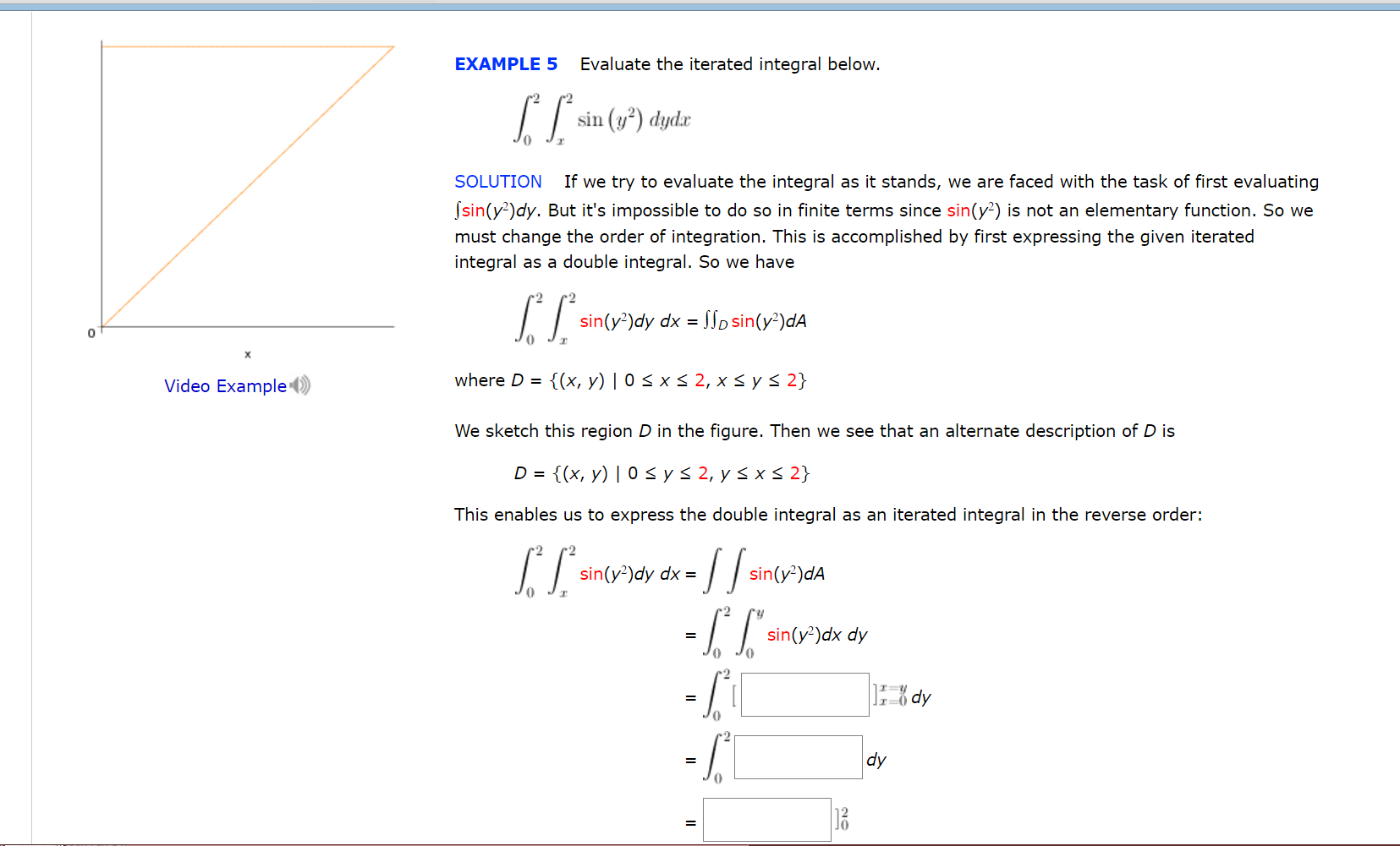 Evaluate The Iterated Integral Below Integral 0 2 Chegg 