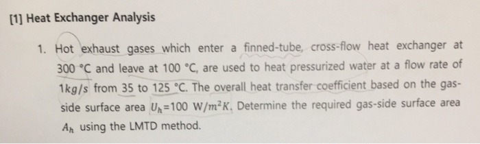 Solved Hot Exhaust Gases Which Enter A Finned Tube Cross Chegg Com