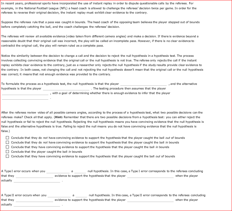 NFL Instant Replay Process