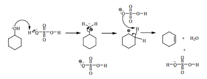 cyclohexanol dehydration