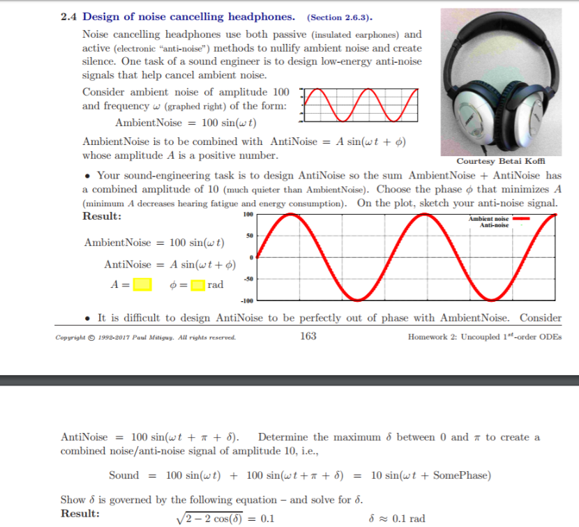 active and passive noise cancelling
